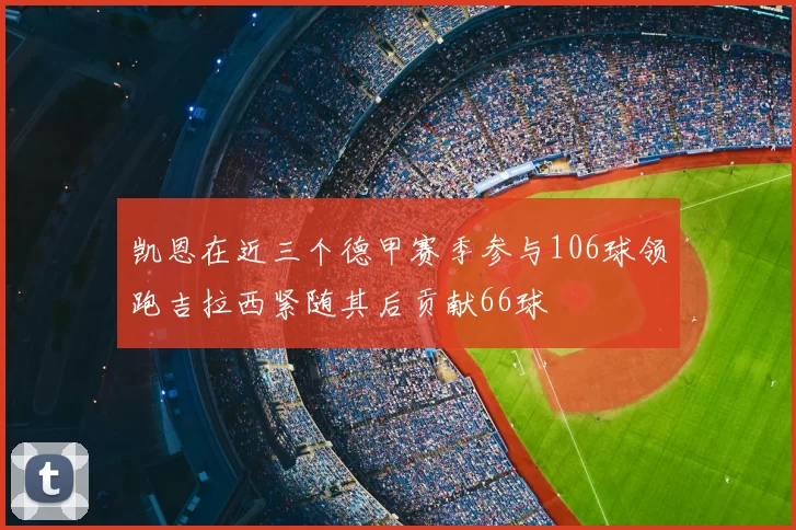 凯恩在近三个德甲赛季参与106球领跑吉拉西紧随其后贡献66球